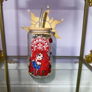 Disney brave Merida glass 16oz cup (BRAND NEW)